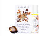 Essential Oil Perfume Crystal Set - Grounded