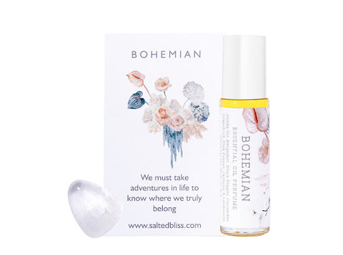Essential Oil Perfume Crystal set - Bohemian
